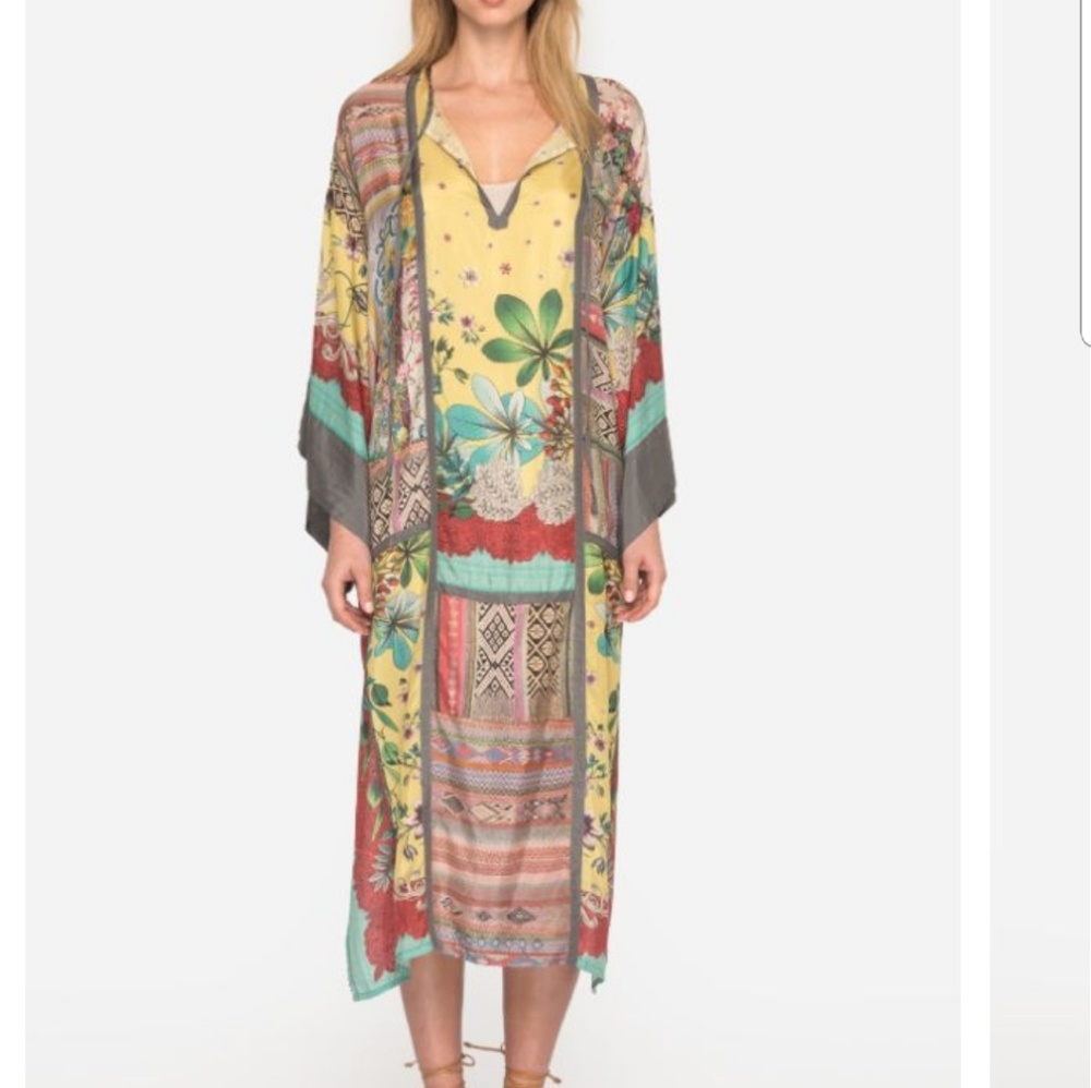Johnny was BOTANICAL STAN KIMONO DRESS - Picture 7 of 8